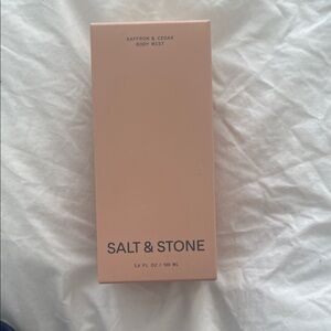 Salt & Stone Saffron & Cedar Body and Hair Fragrance 3.4 fl. Oz. 100ml